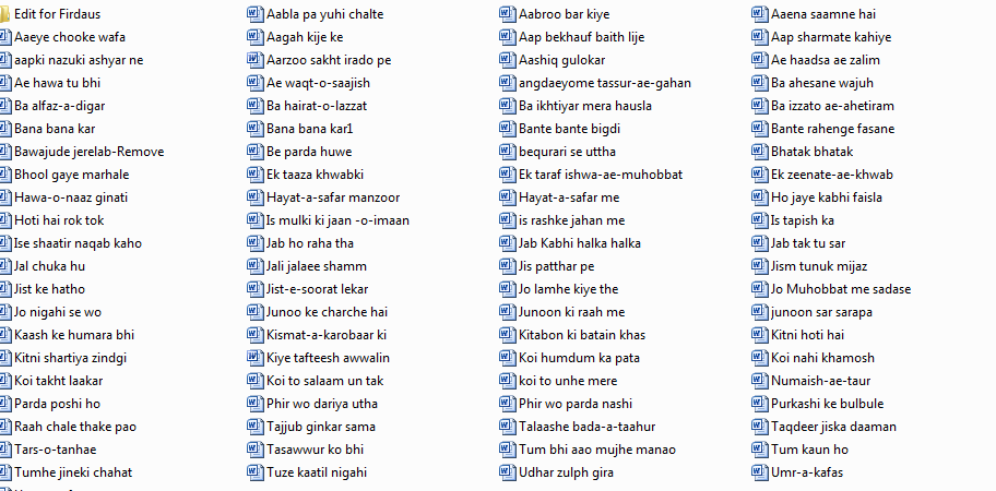 List of shayri by gazalking